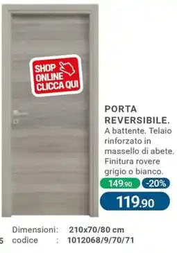 Cfadda Porta reversibile offerta