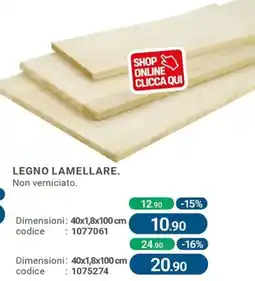 Cfadda Legno lamellare offerta