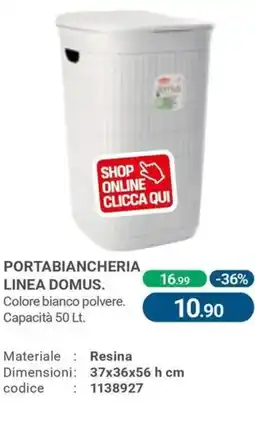 Cfadda Portabiancheria linea domus offerta