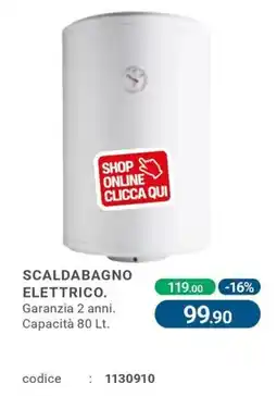 Cfadda Scaldabagno elettrico offerta