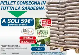 Cfadda Forest power pellet di conifera offerta
