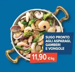 Sapore di Mare Sugo pronto agli asparagi, gamberi e vongole offerta