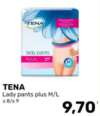 TENA lady pants plus
