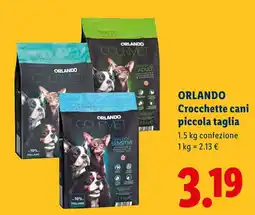 Lidl ORLANDO Crocchette cani piccola taglia offerta