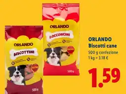 Lidl ORLANDO Biscotti cane offerta