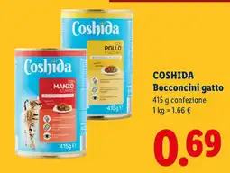 Lidl Coshida Bocconcini gatto offerta