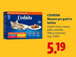 Lidl Coshida Mousse per gatti in lattina offerta