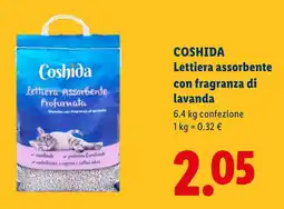 Lidl Coshida Lettiera Assorbente Profumata offerta