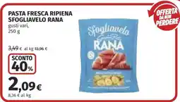 Coop PASTA FRESCA RIPIENA SFOGLIAVELO RANA offerta