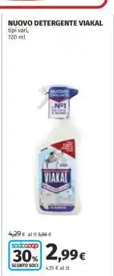 Coop NUOVO DETERGENTE VIAKAL offerta