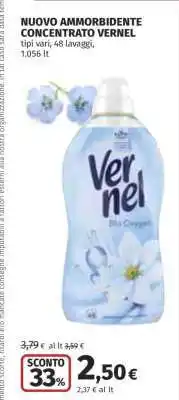 Coop NUOVO AMMORBIDENTE CONCENTRATO VERNEL offerta