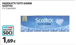 Coop Fazzoletti Tutti Giorni Scottex offerta