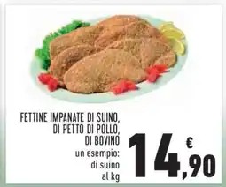 Conad Fettine impanate di suino, di petto di pollo, di bovino offerta