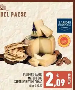 Conad Pecorino sardo maturo DOP offerta
