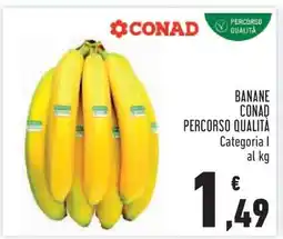 Conad Banane Conad Percorso Qualità offerta