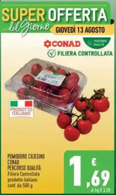 Conad Pomodoro Ciliegino Conad Percorso Qualità offerta