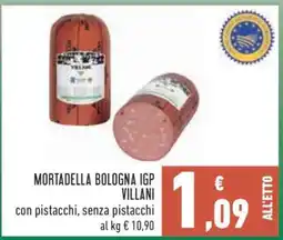 Conad Mortadella Bologna IGP Villani offerta