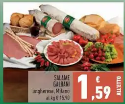 Conad SALAME GALBANI offerta