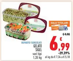 Conad GELATO SIGEL offerta