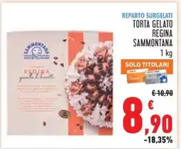 Conad TORTA GELATO REGINA SAMMONTANA offerta