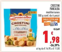 Conad Crostini Panealba offerta