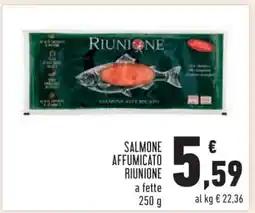 Conad Salmone Affumicato Riunione offerta