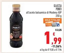 Conad GLASSA PONTI offerta