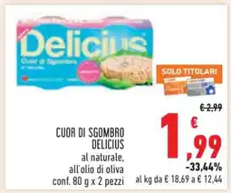 Conad Cuor di sgombro DELICIUS offerta