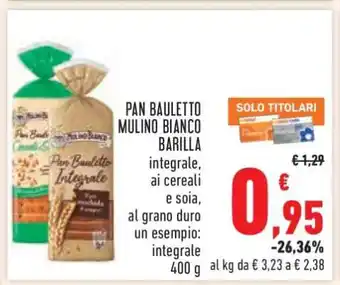 Conad PAN BAULETTO MULINO BIANCO BARILLA offerta