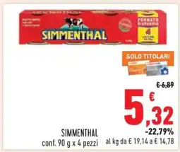 Conad SIMMENTHAL offerta