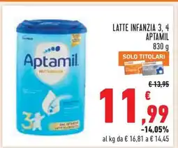 Conad LATTE INFANZIA 3, 4 APTAMIL offerta