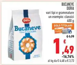 Conad Bucaneve Doria offerta