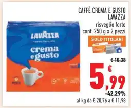 Conad CAFFÈ CREMA E GUSTO LAVAZZA offerta