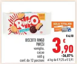 Conad BISCOTTI RINGO PAVESI offerta