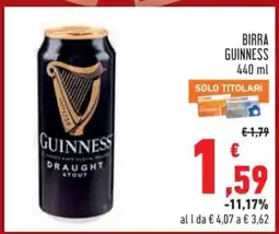 Conad Birra Guinness offerta