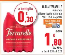 Conad Acqua Ferrarelle offerta