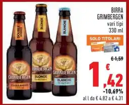 Conad BIRRA GRIMBERGEN offerta