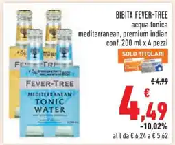 Conad Bibita Fever-Tree offerta