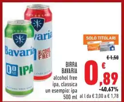 Conad BIRRA BAVARIA offerta
