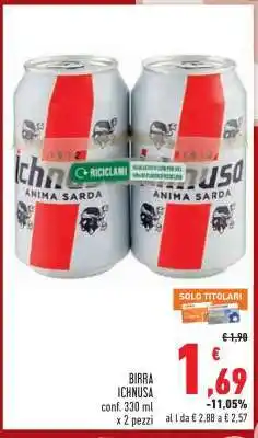 Conad BIRRA ICHNUSA offerta