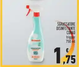 Conad SGRASSATORE DISINFETTANTE CONAD offerta