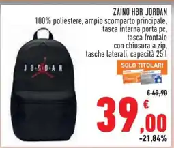 Conad ZAINO HBR JORDAN offerta