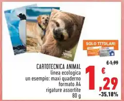 Conad CARTOTECNICA ANIMAL offerta