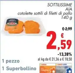 Conad SOTTILISSIME AIA offerta