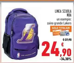 Conad LINEA SCUOLA NBA offerta