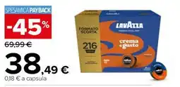 Carrefour LAVAZZA crema e gusto offerta