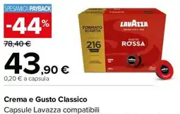 Carrefour Capsule Lavazza compatibili offerta