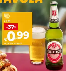 Bennet Birra Beck's offerta