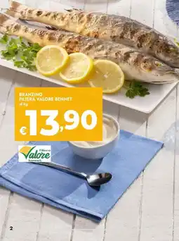 Bennet Branzino filiera Valore Bennet offerta