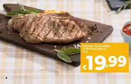 Bennet Costata senza osso di bovino adulto offerta